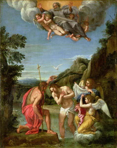 Francesco Albani Baptism of Christ oil painting image